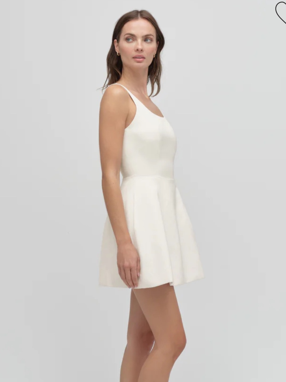 Favorite Daughter Women’s The Morgan Dress Fit and Flare in Ivory Size 10